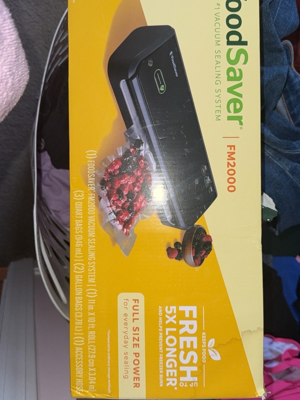 FoodSaver FM2000 Vacuum Sealing System - Black